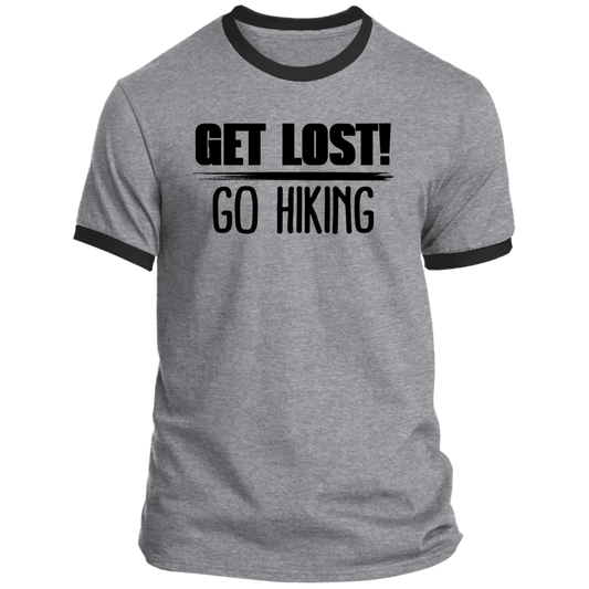 LIMITED TIME! Get Lost Go Hiking - Ringer Tee