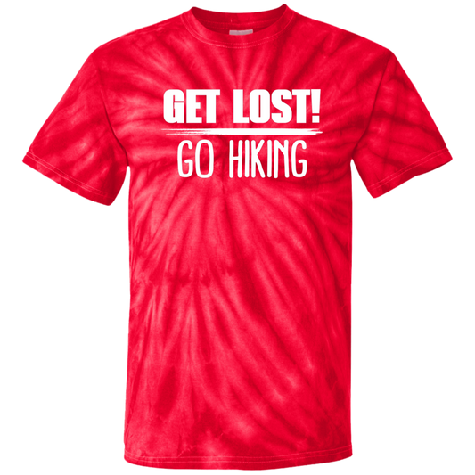 Get Lost Go Hiking - 100% Cotton Tie Dye T-Shirt