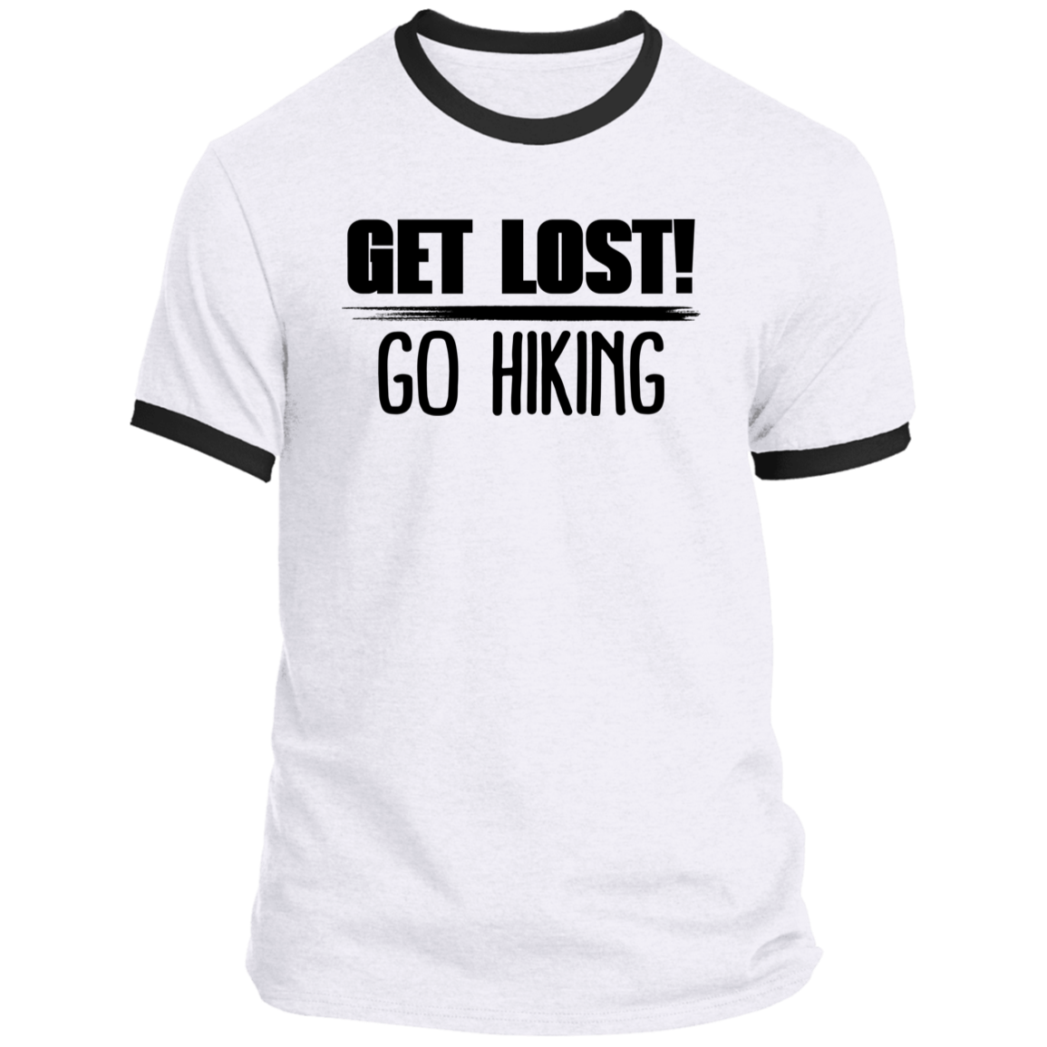 LIMITED TIME! Get Lost Go Hiking - Ringer Tee