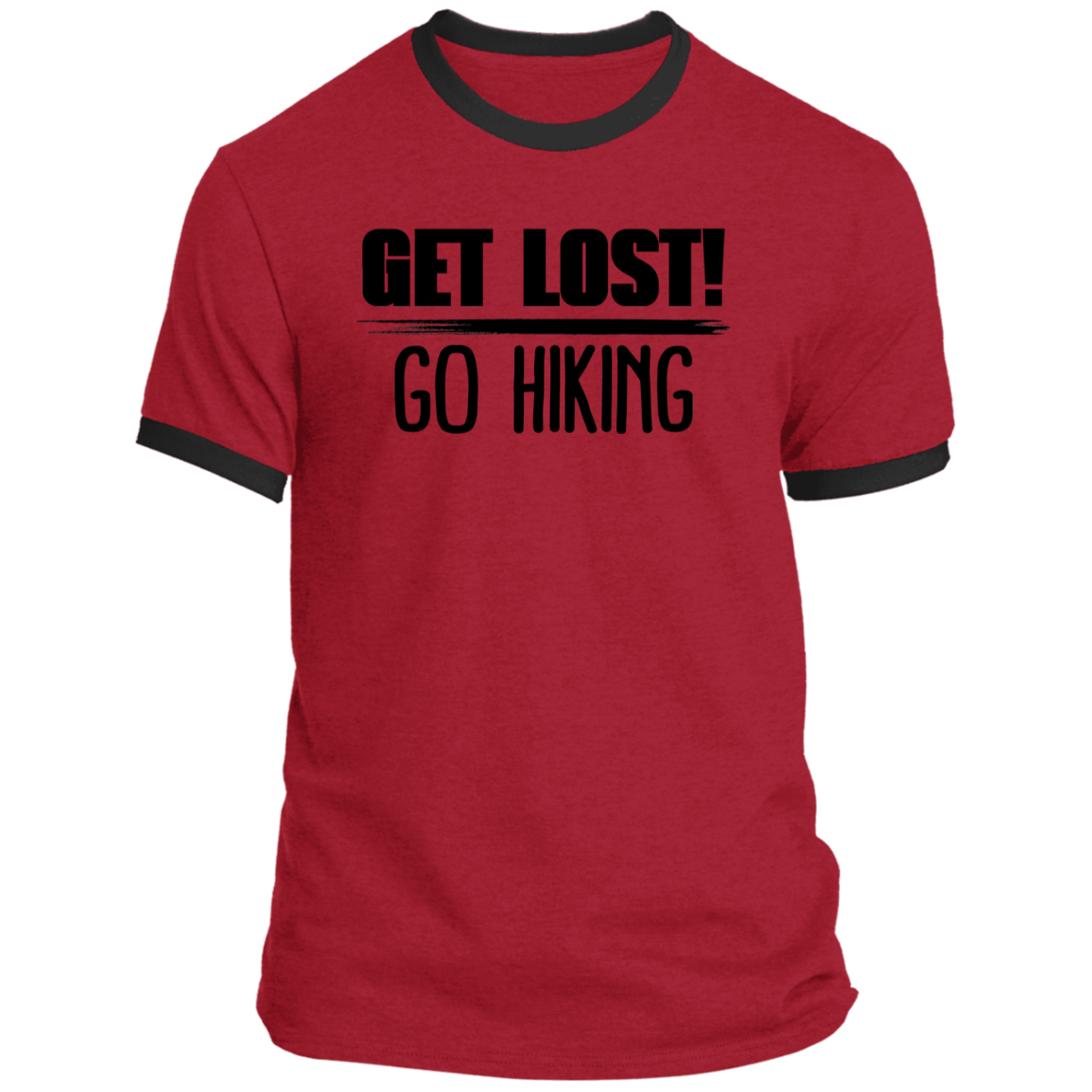 LIMITED TIME! Get Lost Go Hiking - Ringer Tee