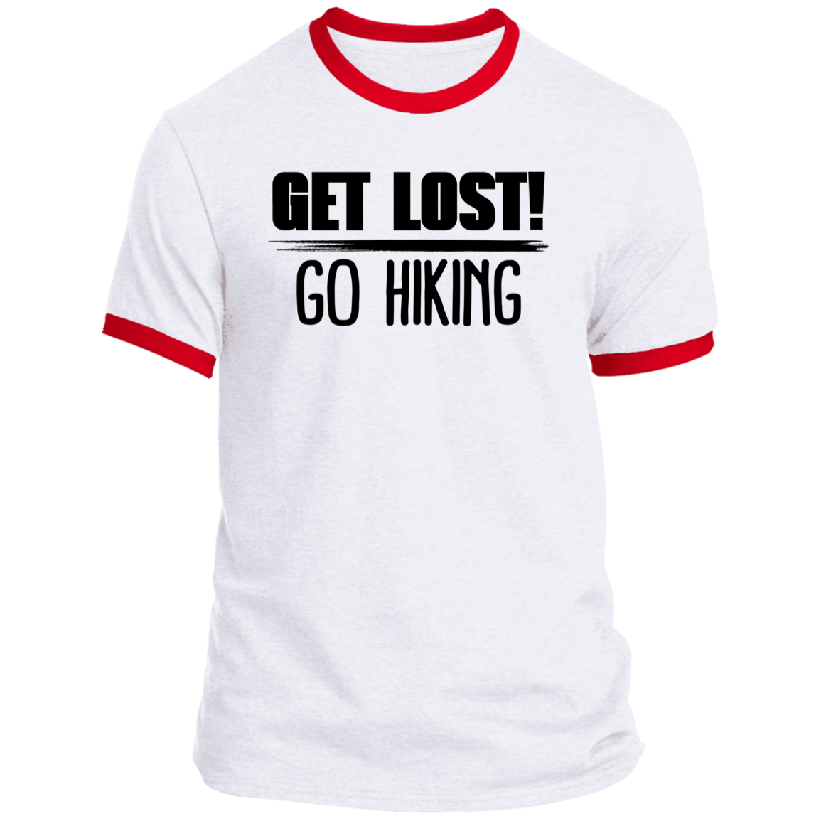 LIMITED TIME! Get Lost Go Hiking - Ringer Tee