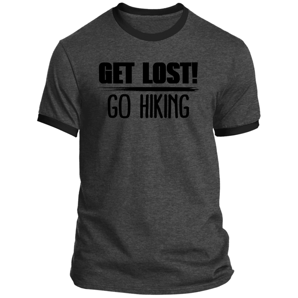 LIMITED TIME! Get Lost Go Hiking - Ringer Tee